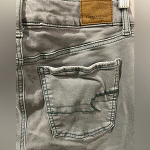 American Eagle Super Stretch X Green Jegging Size 6